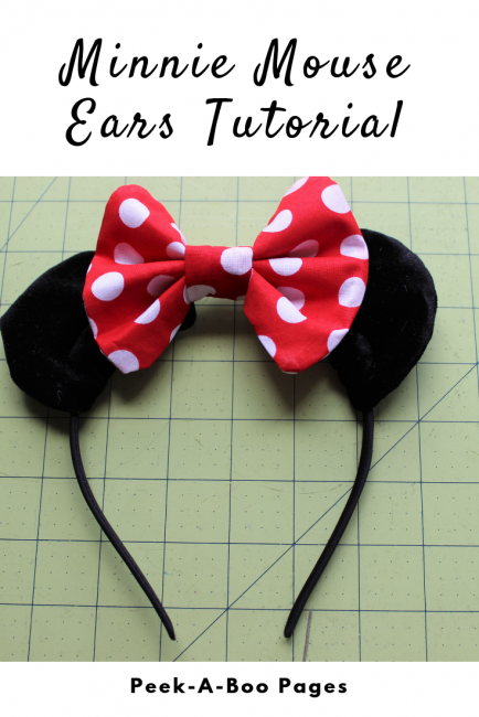 Free DIY Minnie Mouse Headband Tutorial