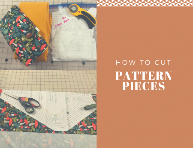 how to cut out pattern pieces