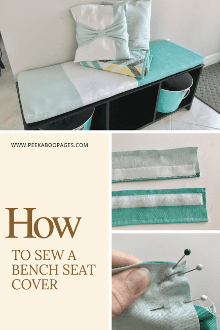 How To Sew A Bench Seat Cover Peek A Boo Pages Patterns