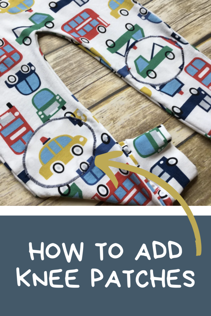 sewVery: Pajama Pants Cuddle Knee Patch Tutorial