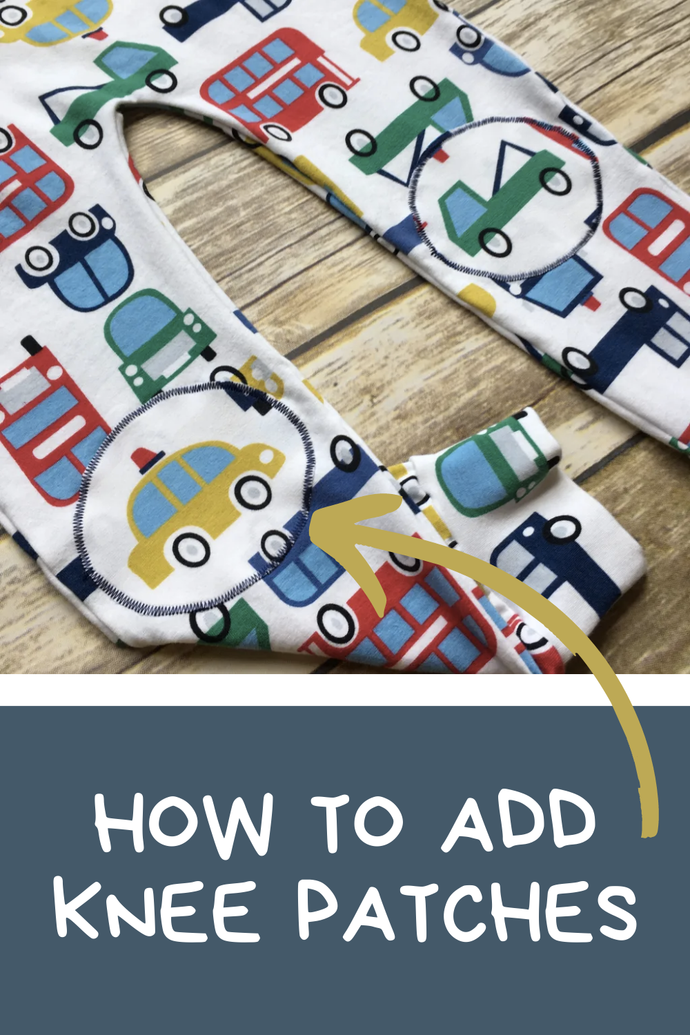 Learn How To Sew Knee Patches