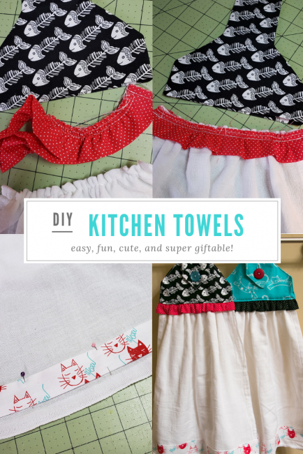 DIY Kitchen Towels | Free Towel Tutorial 21 DIY Kitchen Towels