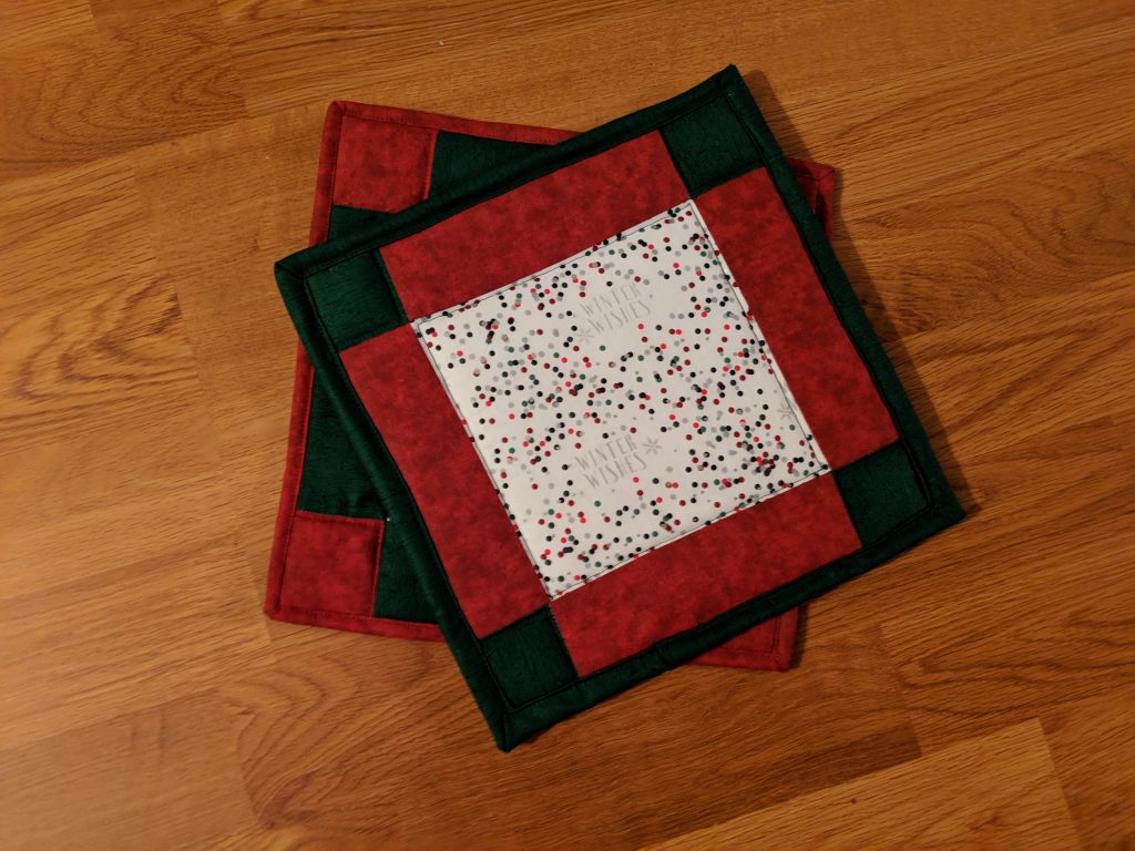 Quilted pot holders