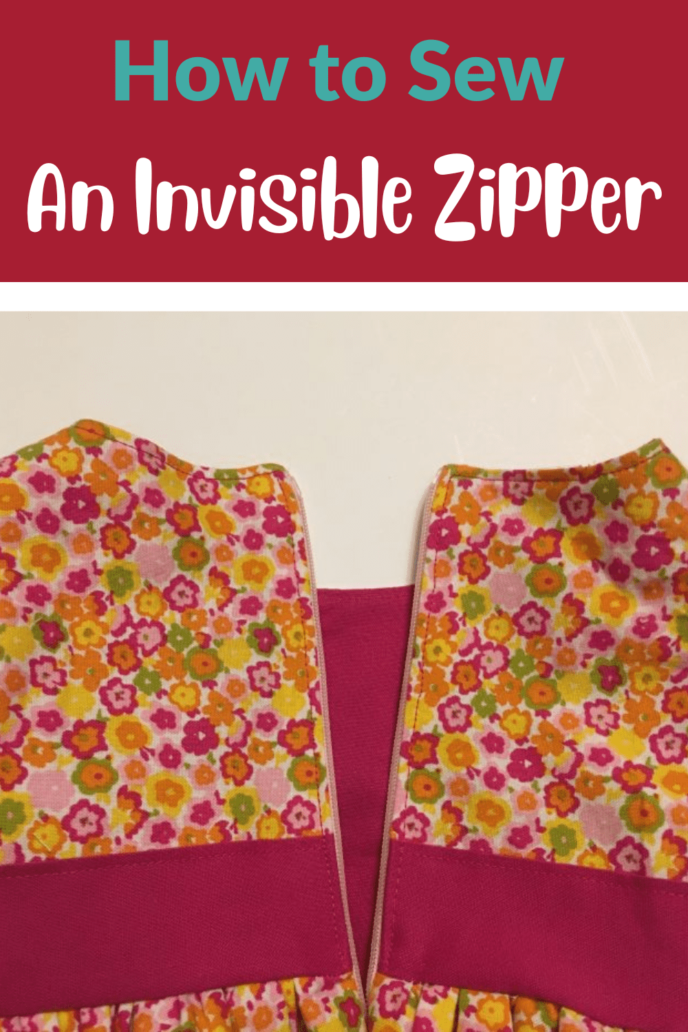 How To Sew An Invisible Zipper Sewing Invisible Zippers Free Tutorial