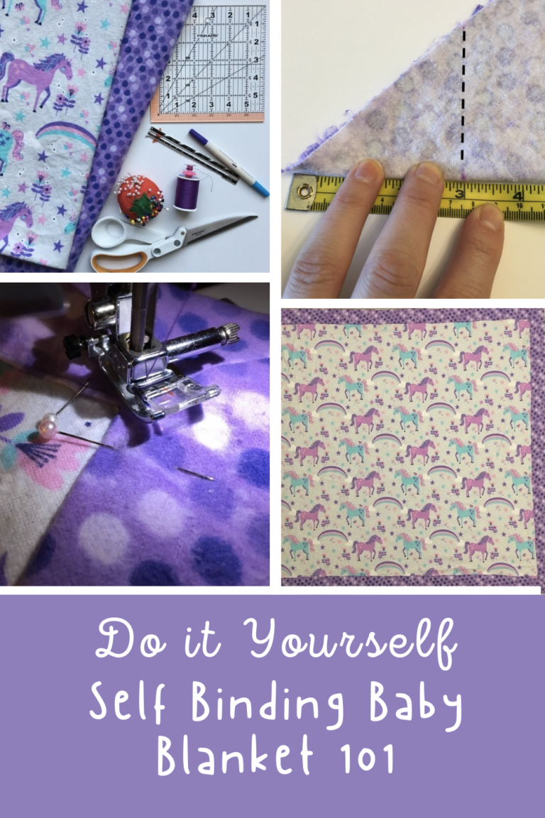 DIY Self Binding Baby Blanket 101
