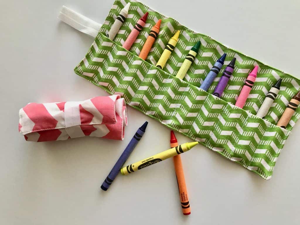 Roll Up Pencil Case in 2 sizes Sewing Pattern