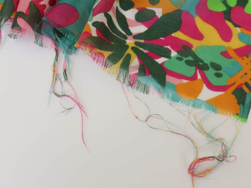 Prepping Fabric - Photo by Marci Debetaz
