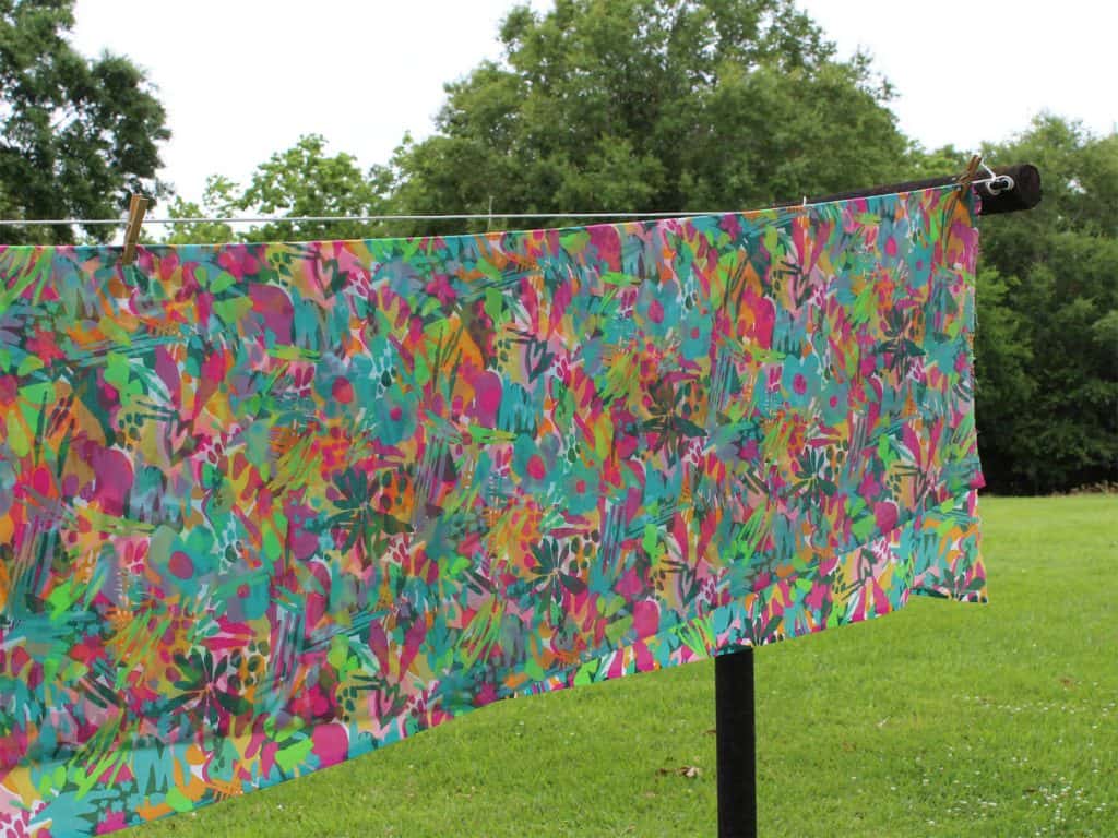 Prepping Fabric - Photo by Marci Debetaz