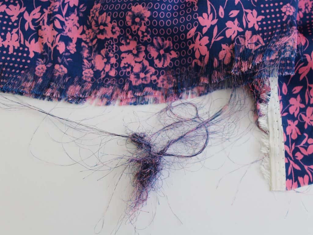 Prepping Fabric - Photo by Marci Debetaz