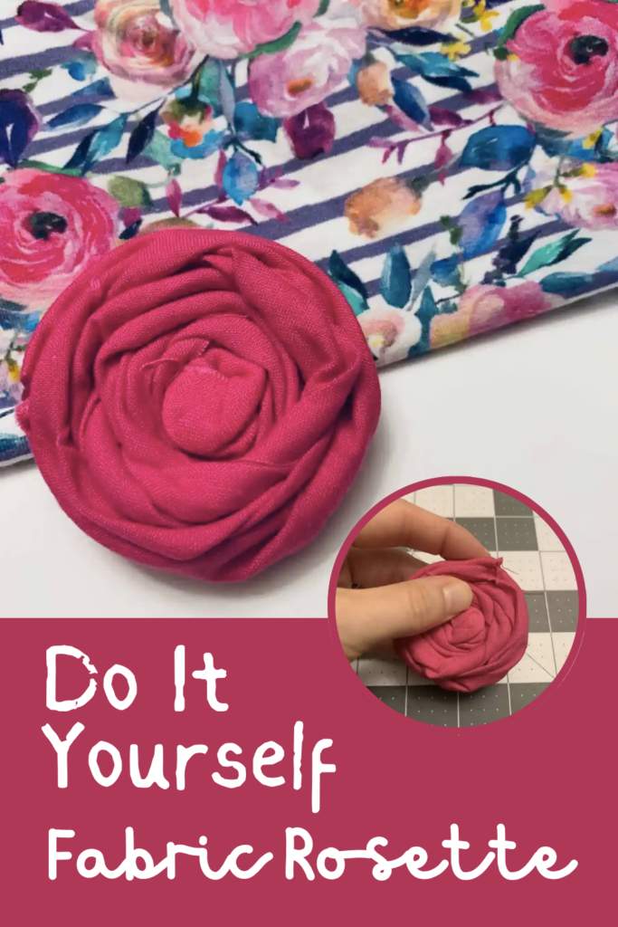 How To Make A Diy Fabric Rosette