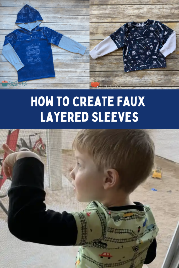 How to Create Faux Layered Sleeves