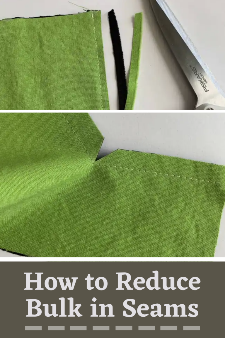 how to reduce bulk in seams