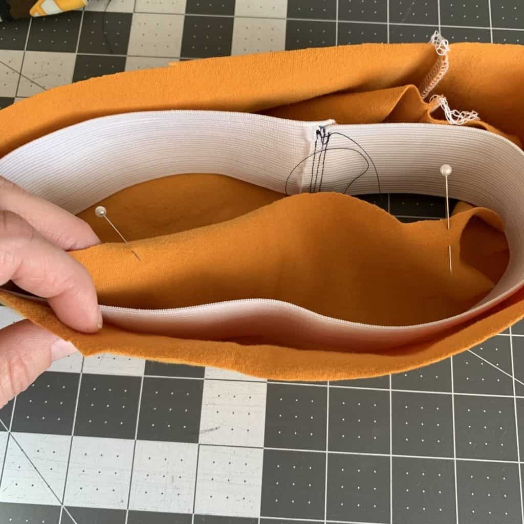 How to Topstitch an Elastic Waistband