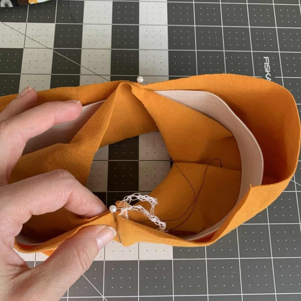 How to Topstitch an Elastic Waistband