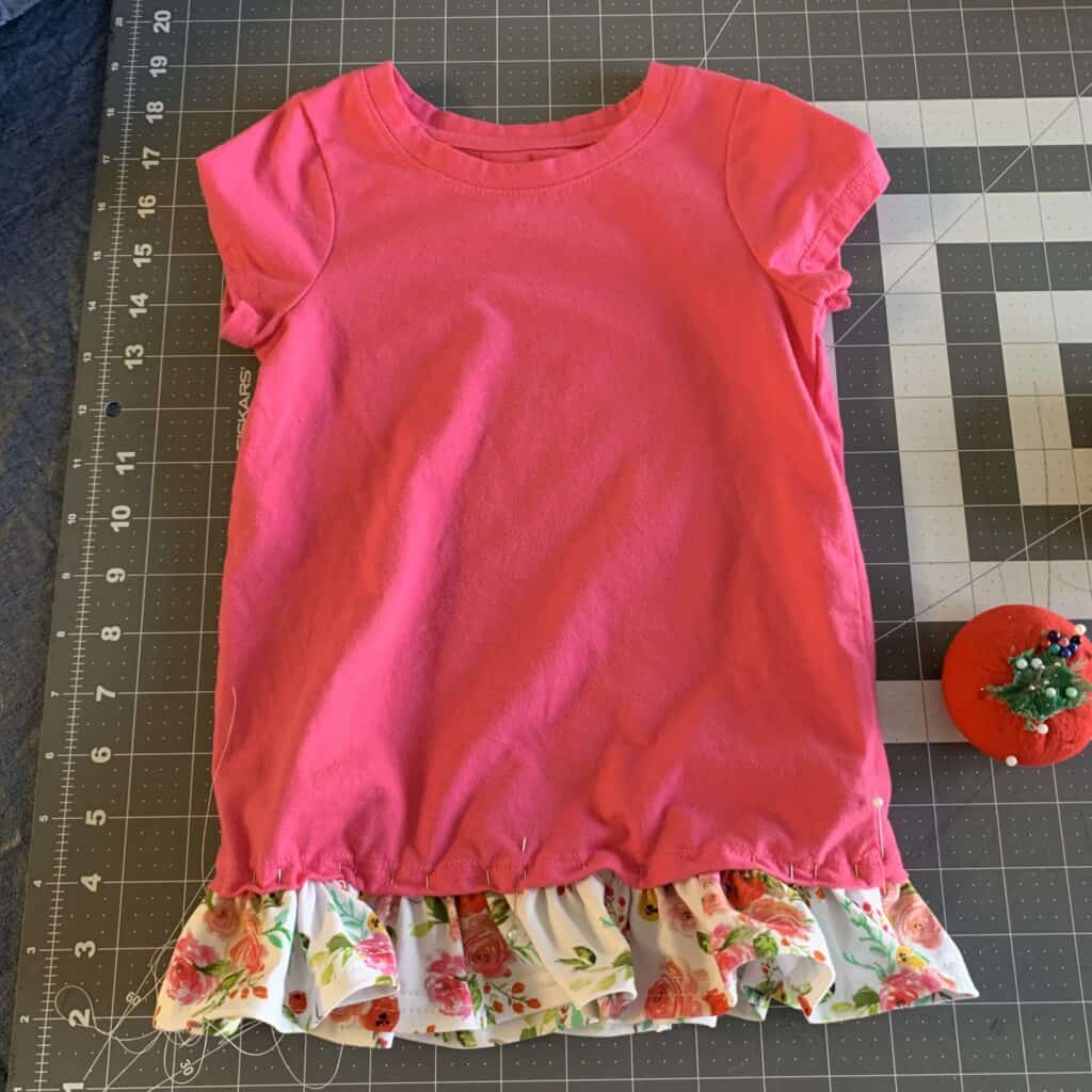 How to Add Ruffles to a Shirt Tutorial