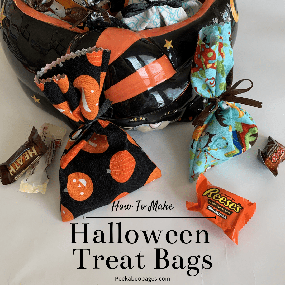 How to Make Halloween Treat Bags PeekaBoo Pages