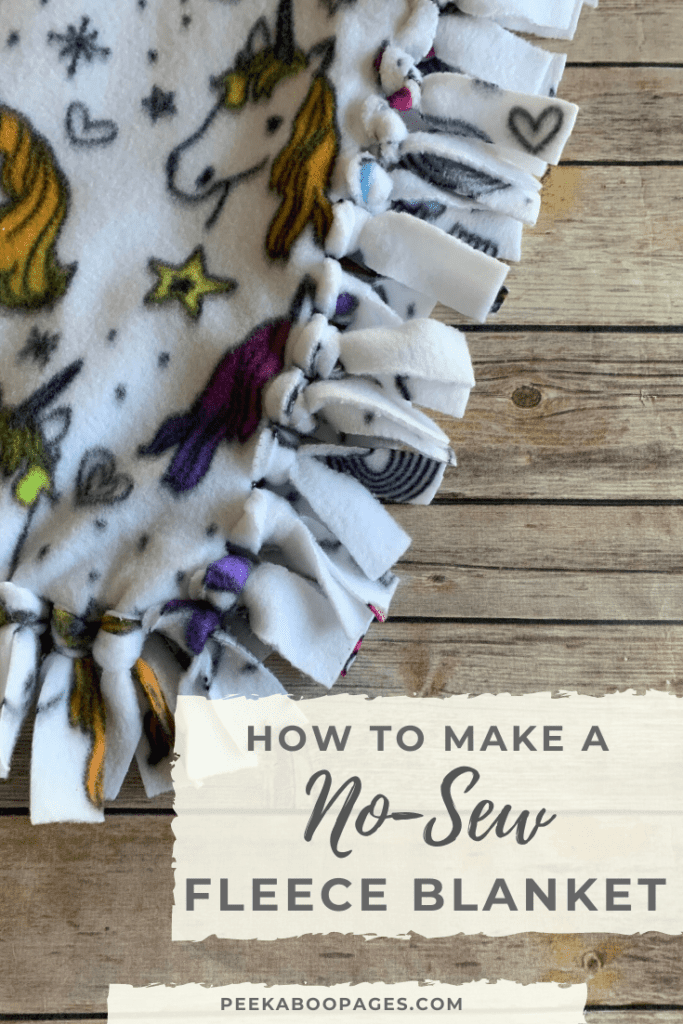 diy fleece blanket