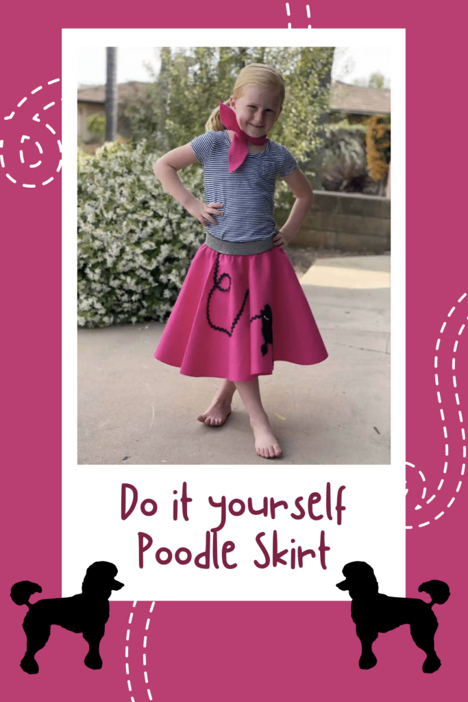 How to Make a Poodle Skirt Without a Pattern and With Minimal Sewing