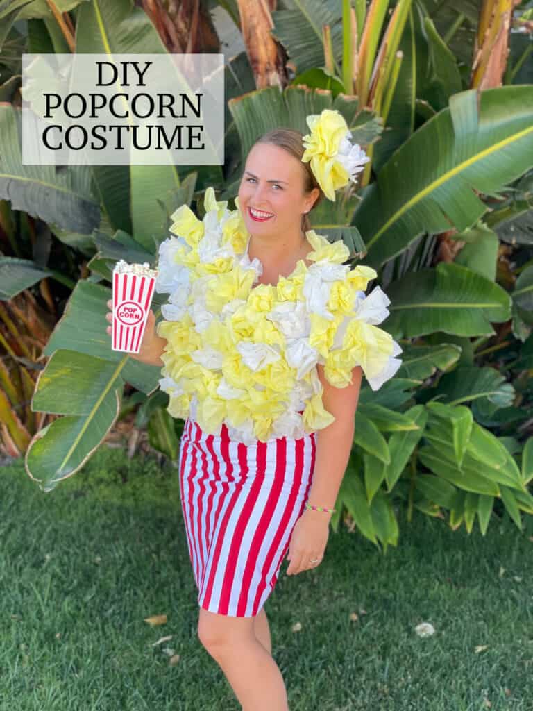 Diy popcorn costume sales