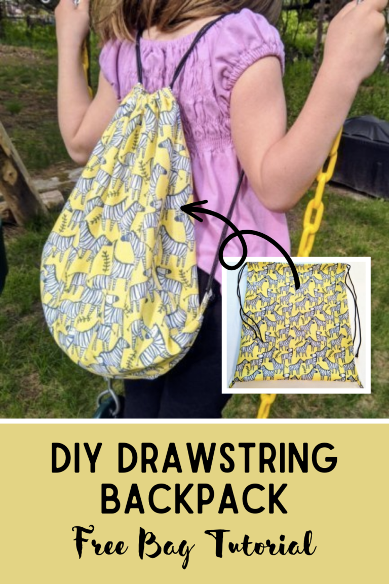 DIY Drawstring Backpack