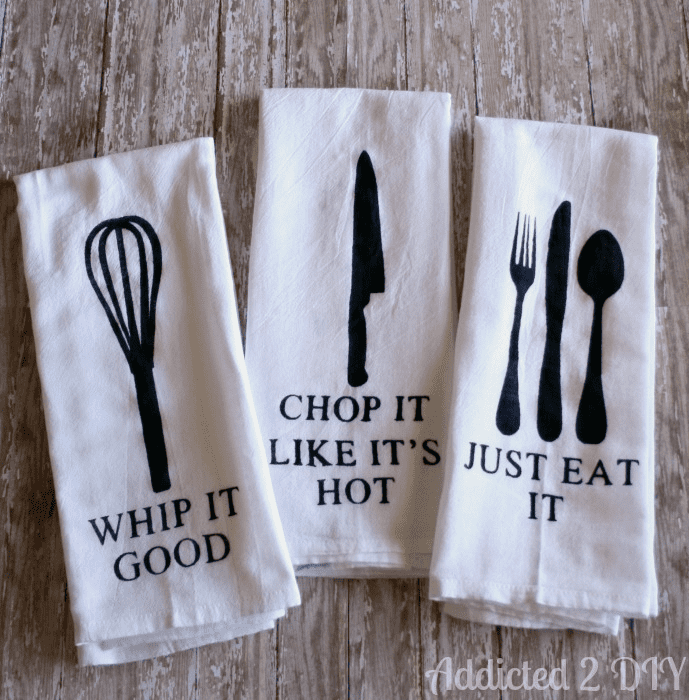 DIY Kitchen Towels - Sometimes Homemade