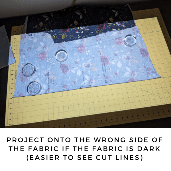 Using a Projector for Sewing Patterns | Projector Sewing