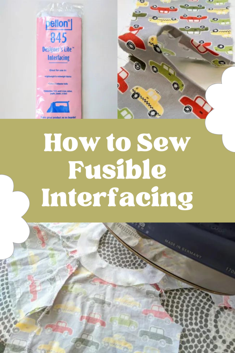 How to Sew Fusible Interfacing