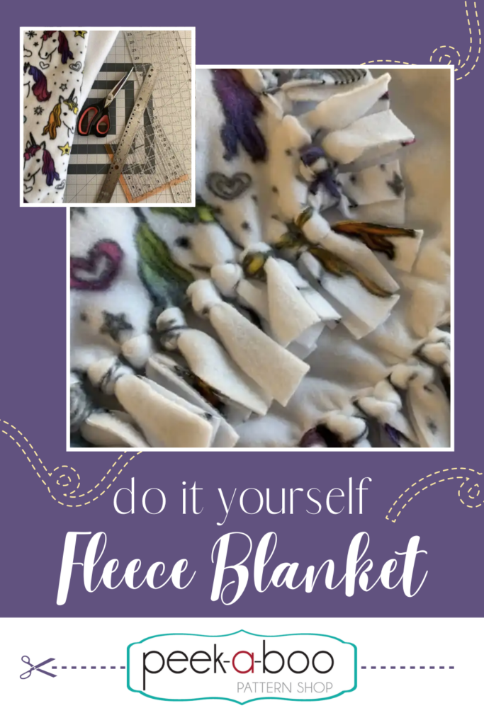 DIY Fleece Blanket