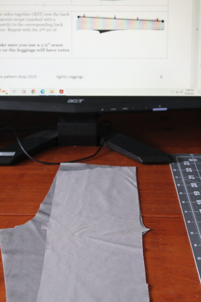 How to Sew Leggings | Agility Leggings Pattern with Attached Skirt