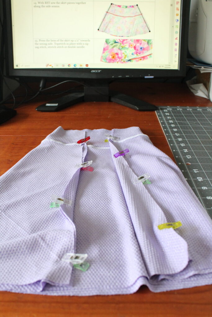 How to Sew Leggings | Agility Leggings Pattern with Attached Skirt