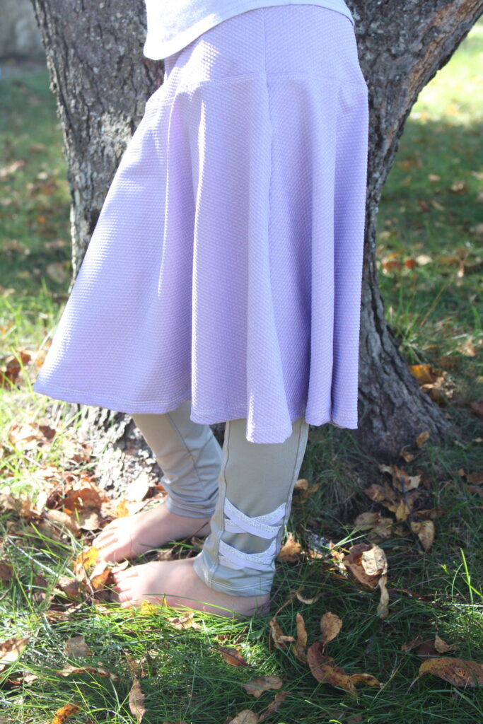 How to Sew Leggings | Agility Leggings Pattern with Attached Skirt