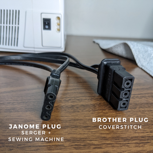 How To Attach the Foot Control and Power Cord on a Brother Sewing