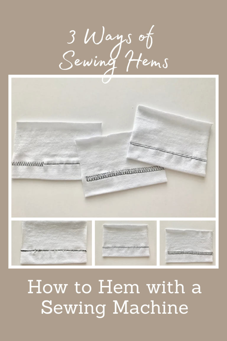 How to Hem with a Sewing Machine