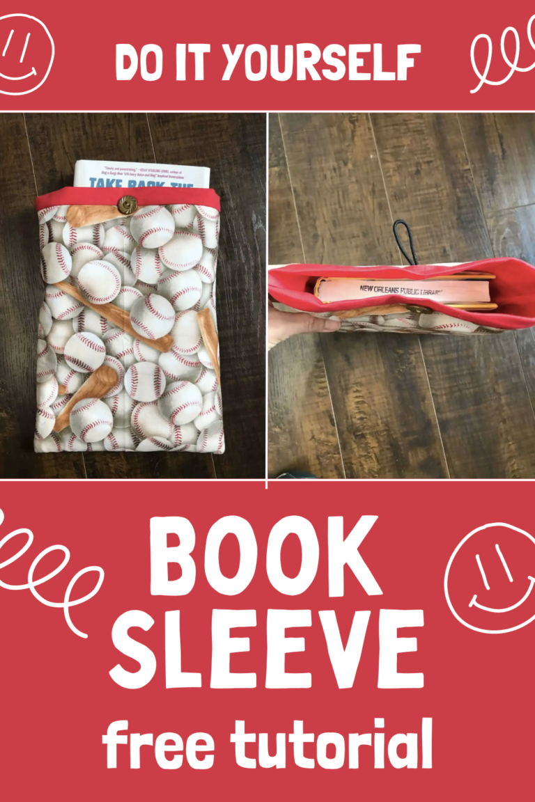 DIY Book Sleeve