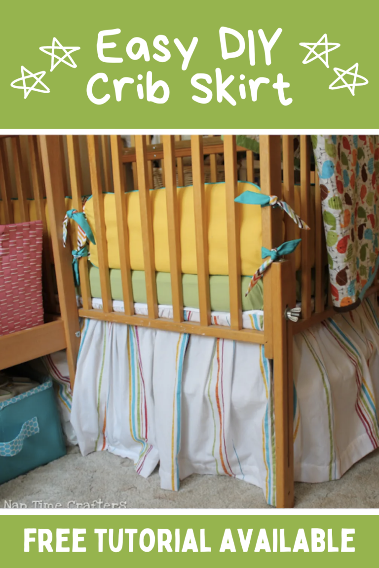 Easy DIY Crib Skirt
