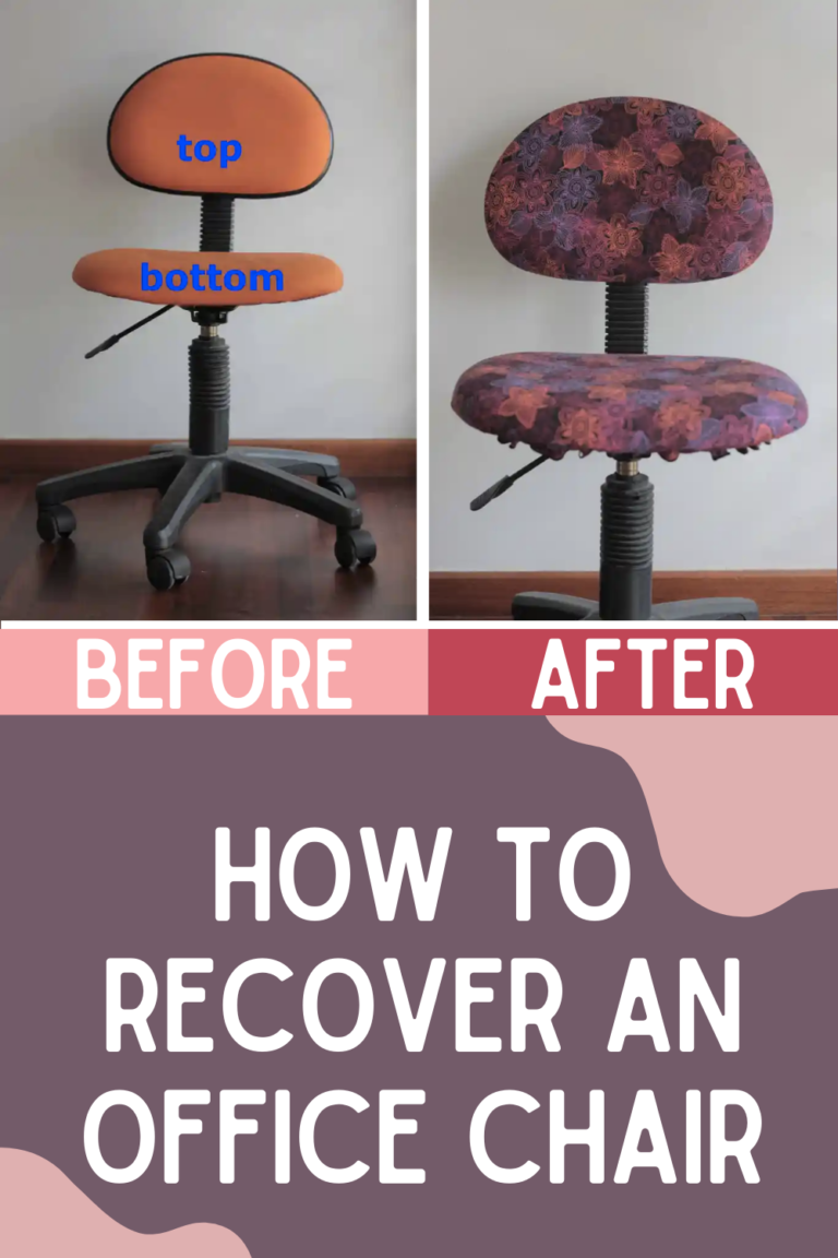 How to Recover an Office Chair
