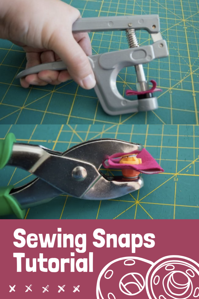 how to sew a snap