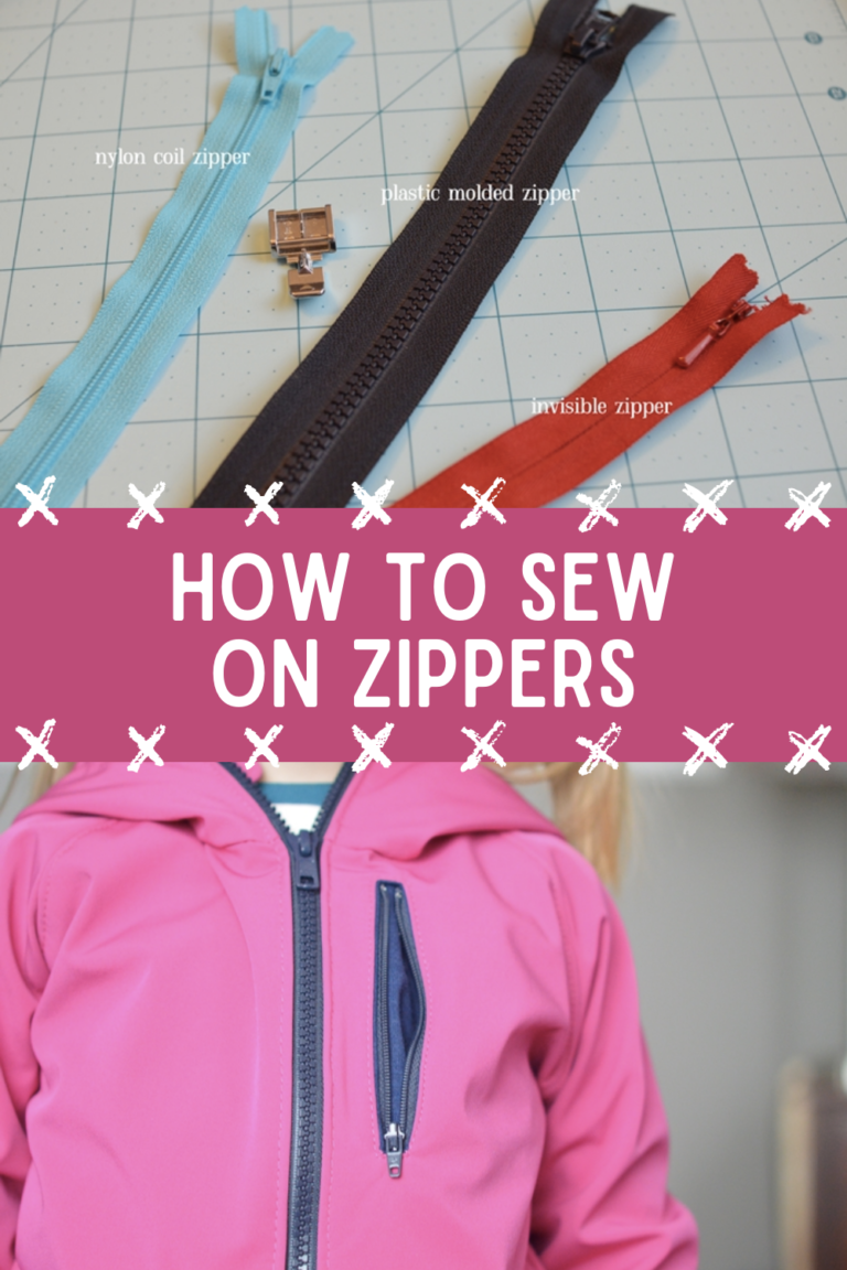 How to Sew on Zippers