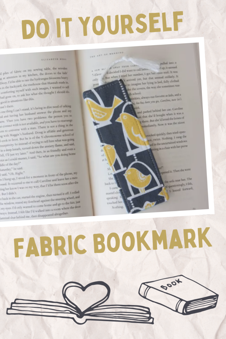DIY Fabric Bookmark