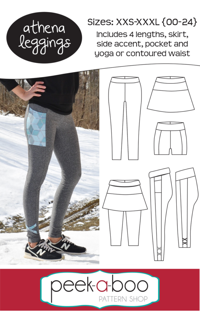 How to Sew Leggings | Agility Leggings Pattern with Attached Skirt
