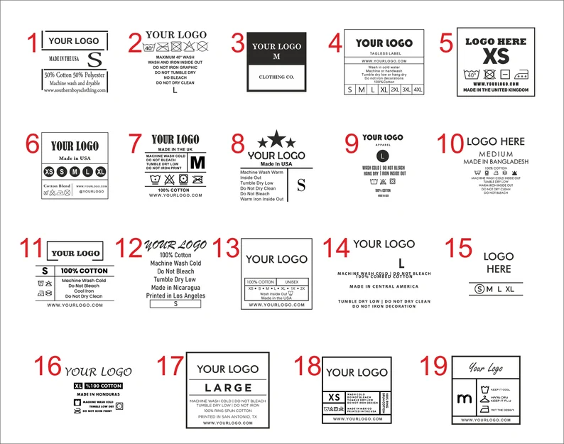 DIY Clothing Tags | 10 Ways of How to Make Clothing Labels