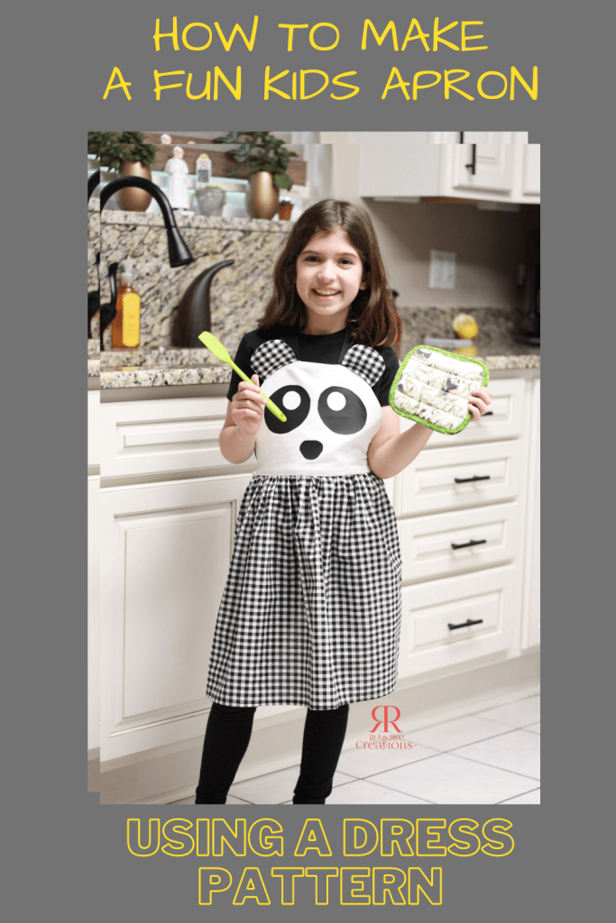 DIY Apron Pattern with an Elastic Neck Strap