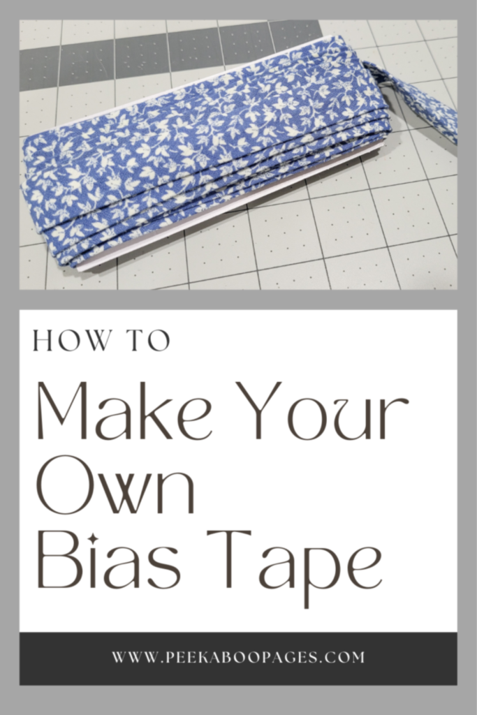 how to make bias tape