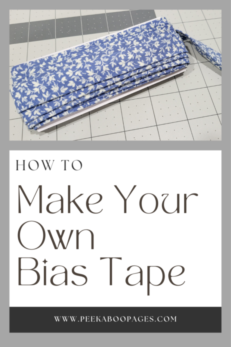 how to make bias tape