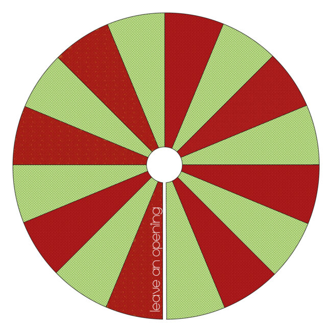 Christmas Tree Skirt Pattern | DIY Christmas Tree Skirt Tutorial