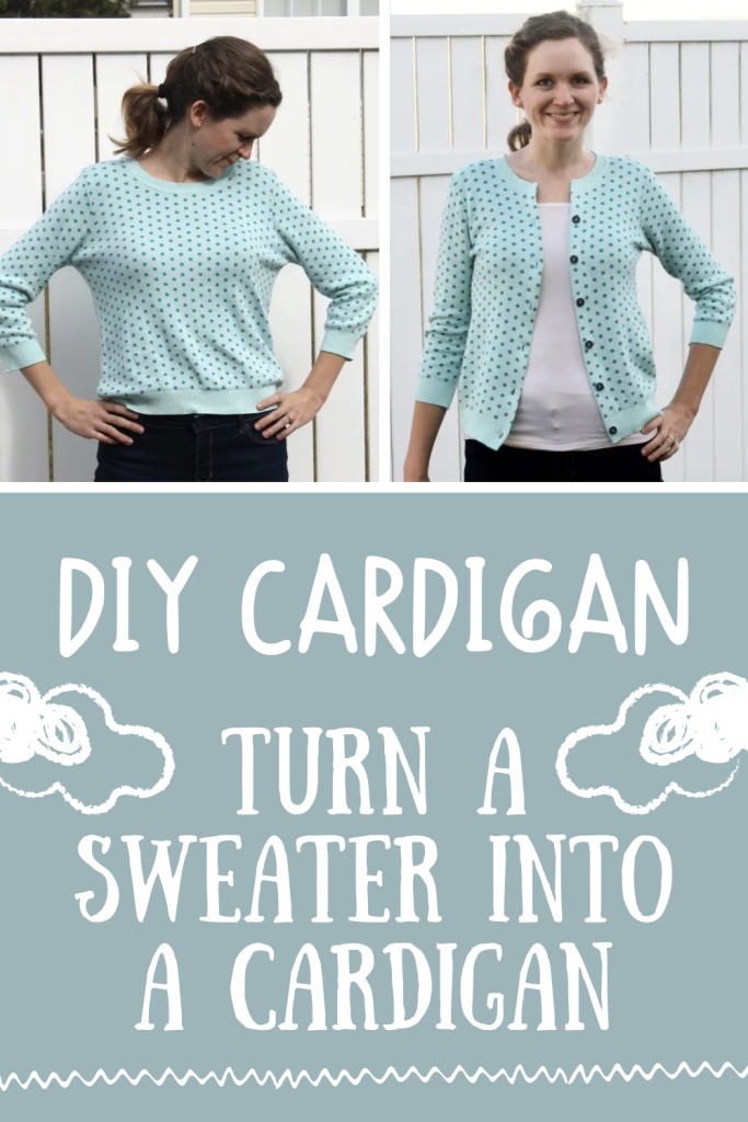 How to Make a V-Neck Cardigan