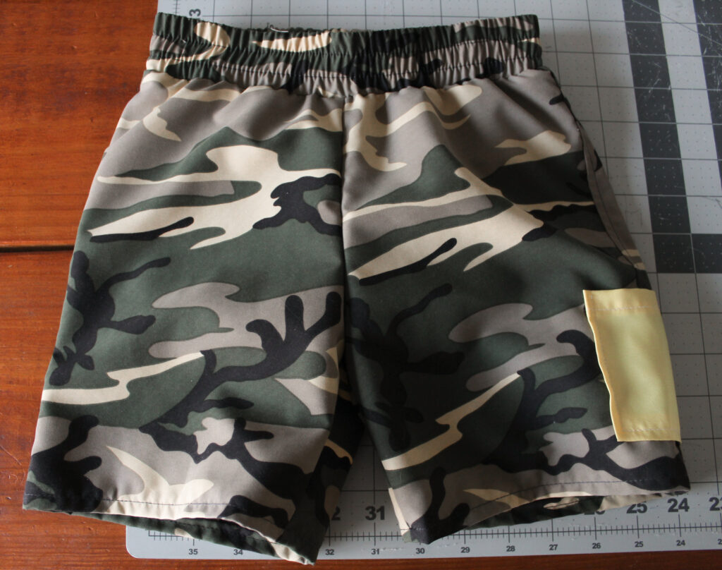 how to sew board shorts