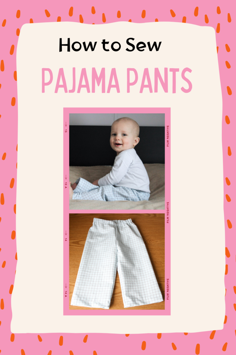 How To Sew Pajama Pants | FREE PJ Pants Pattern