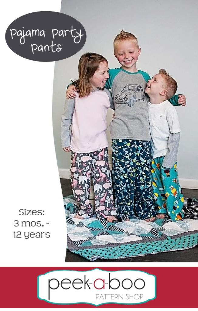 How to Sew Pajama Pants Using the Pajama Party Pants Pattern