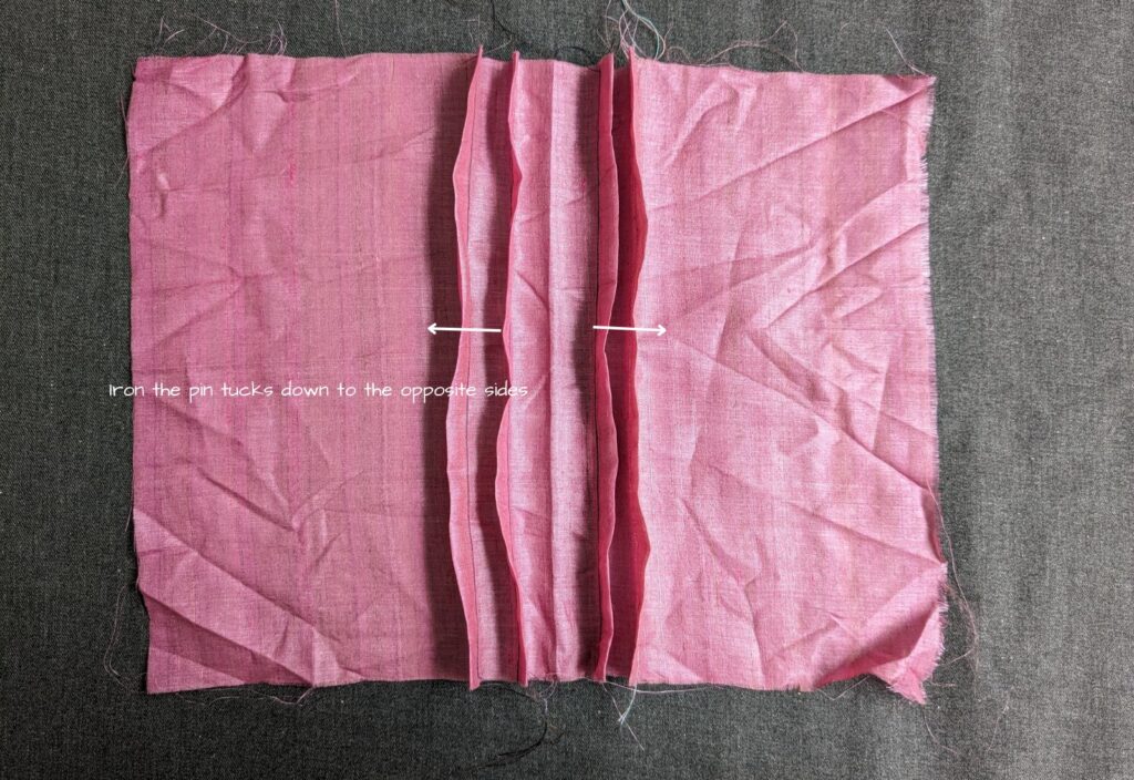 How to sew Pintucks